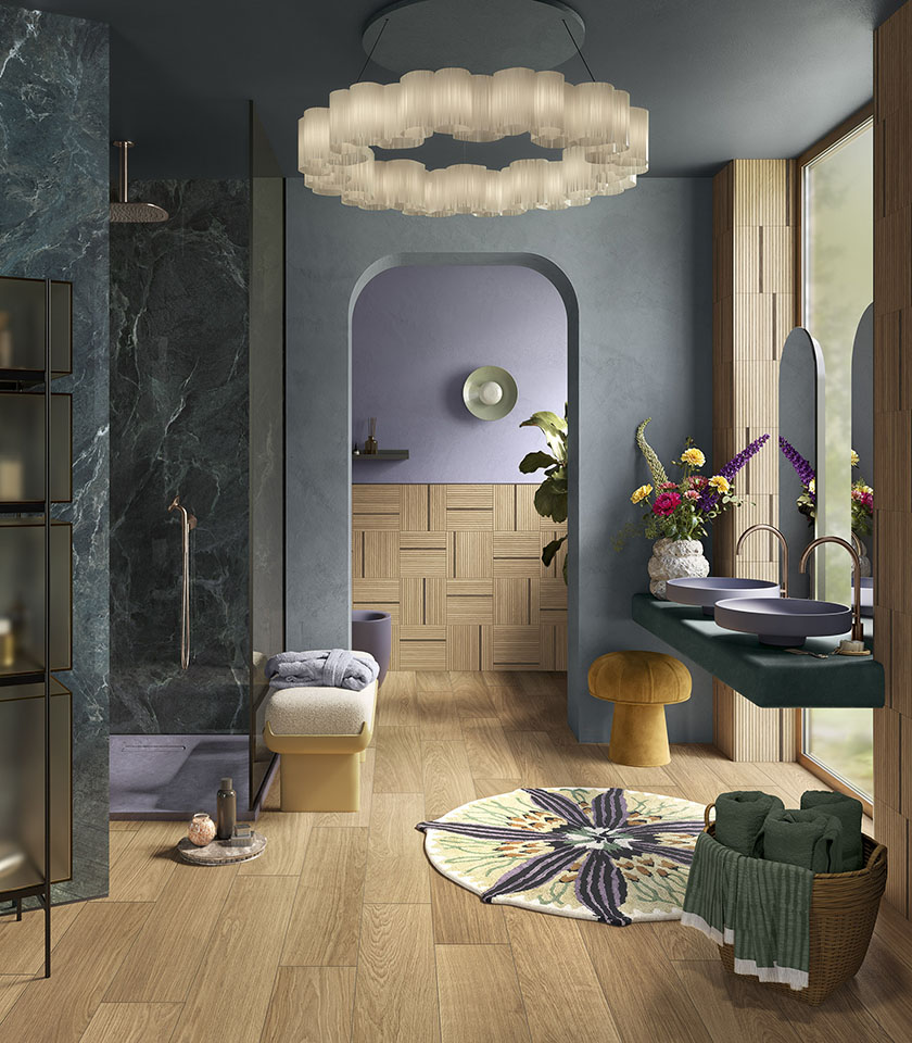 Scopri come abbinare superfici effetto legno e pietra Lea Ceramiche per creare ambienti sofisticati, accoglienti e ricchi di personalità.
